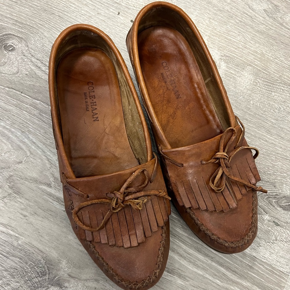 Cole Haan Women’s Brown Leather Loafers